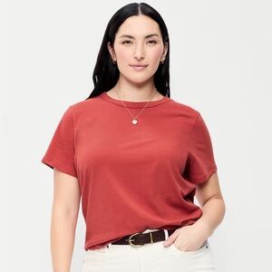 Old Navy EveryWear crew neck t-shirt coral pink